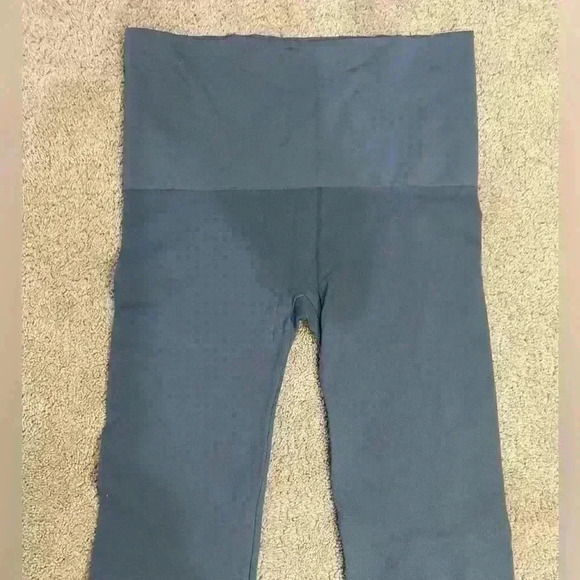 Spanx star power leggings dark grey durable stretchy ankle length XL - Picture 2 of 6